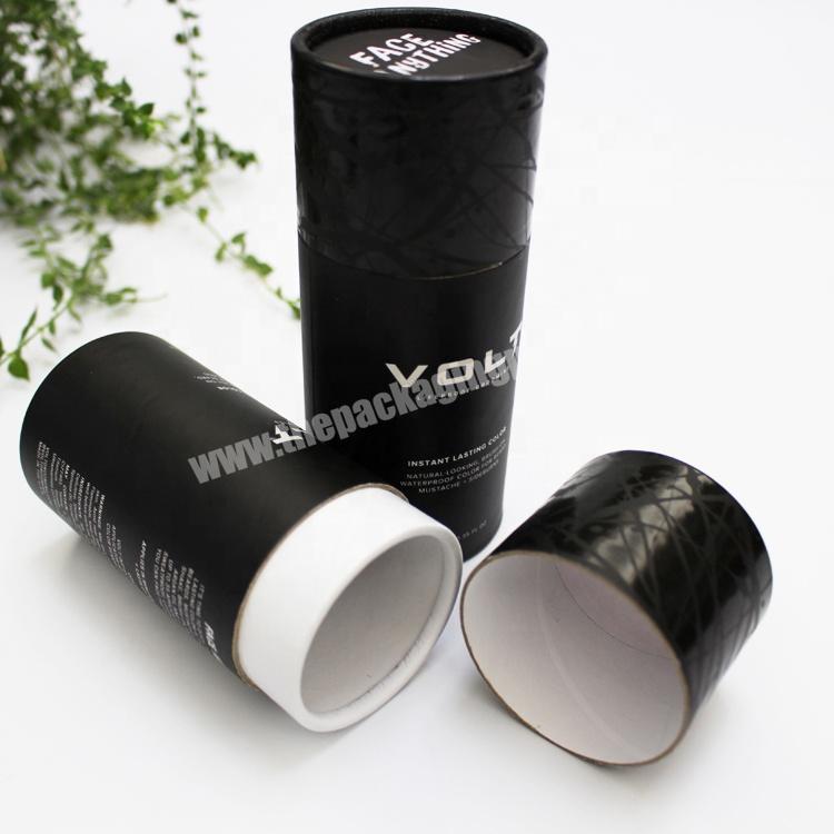 Custom cylinder cardboard box packaging paper tube for tea leaf 80g
