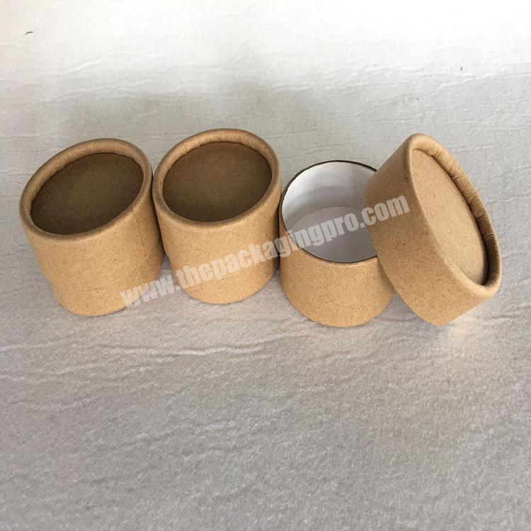 Custom design childproof Packaging Eco friendly round paper tube box