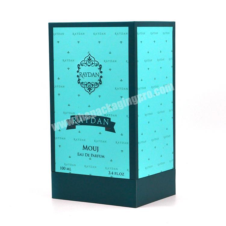Custom design color luxury cardboard paper perfume bottle cosmetic packaging gift box