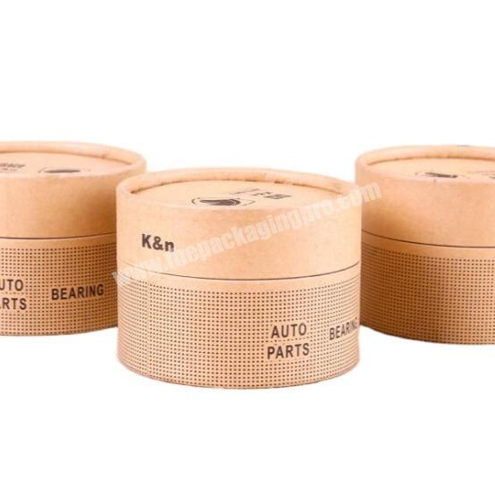 Custom design round small mini kraft ecofriendly cardboard paper tube packaging for lip balm