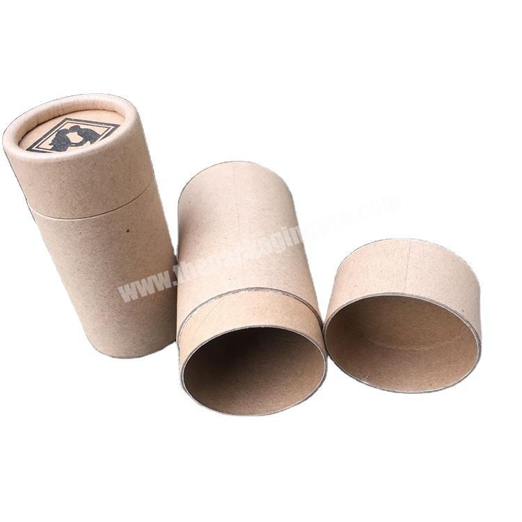 Custom environmentally friendly packaging tea cosmetics cardboard kraft paper round tube cylindrical gift box