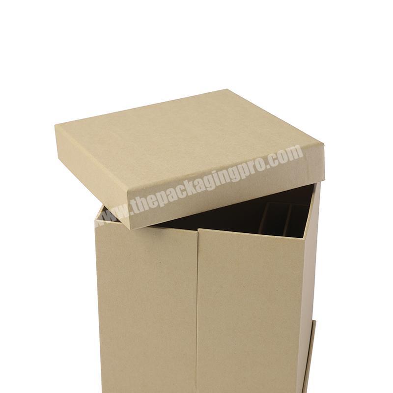HC Packaging Manufacture Wholesale Luxury Cardboard Magnetic Cosmetic Packaging Box with ribbon