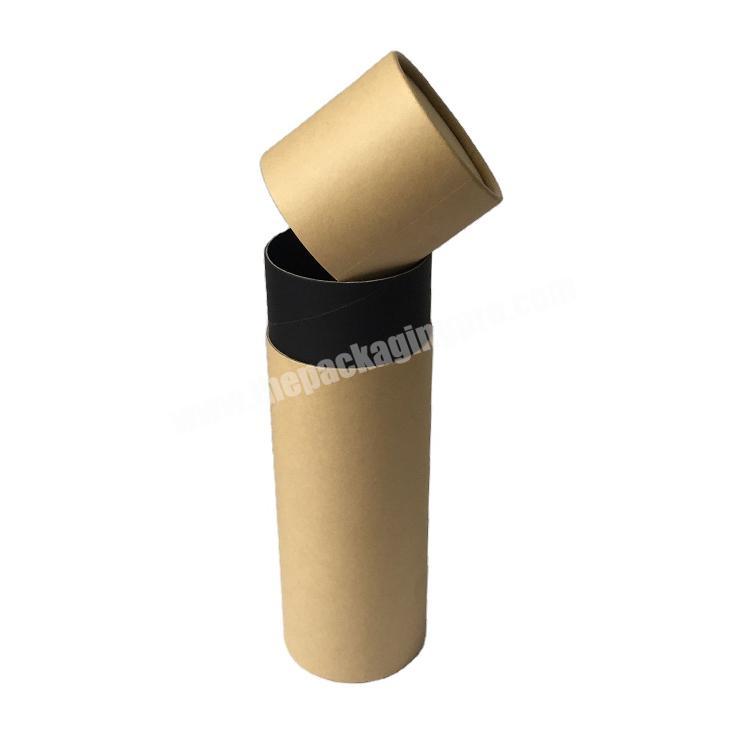 Custom high quality Handmade krafts Packing brown cosmetic paper towel tubes