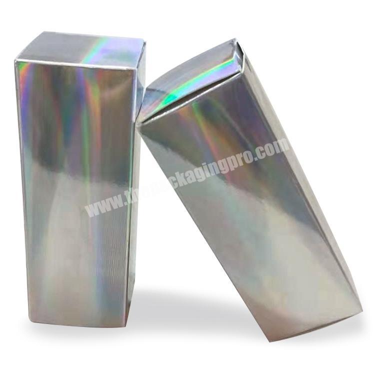 Custom holographic laser folding paper box packaging