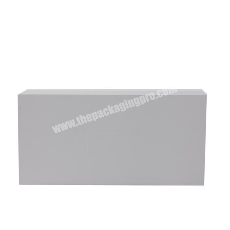 Custom logo printed False Eyelash Packaging drawer Box with PVC inlay
