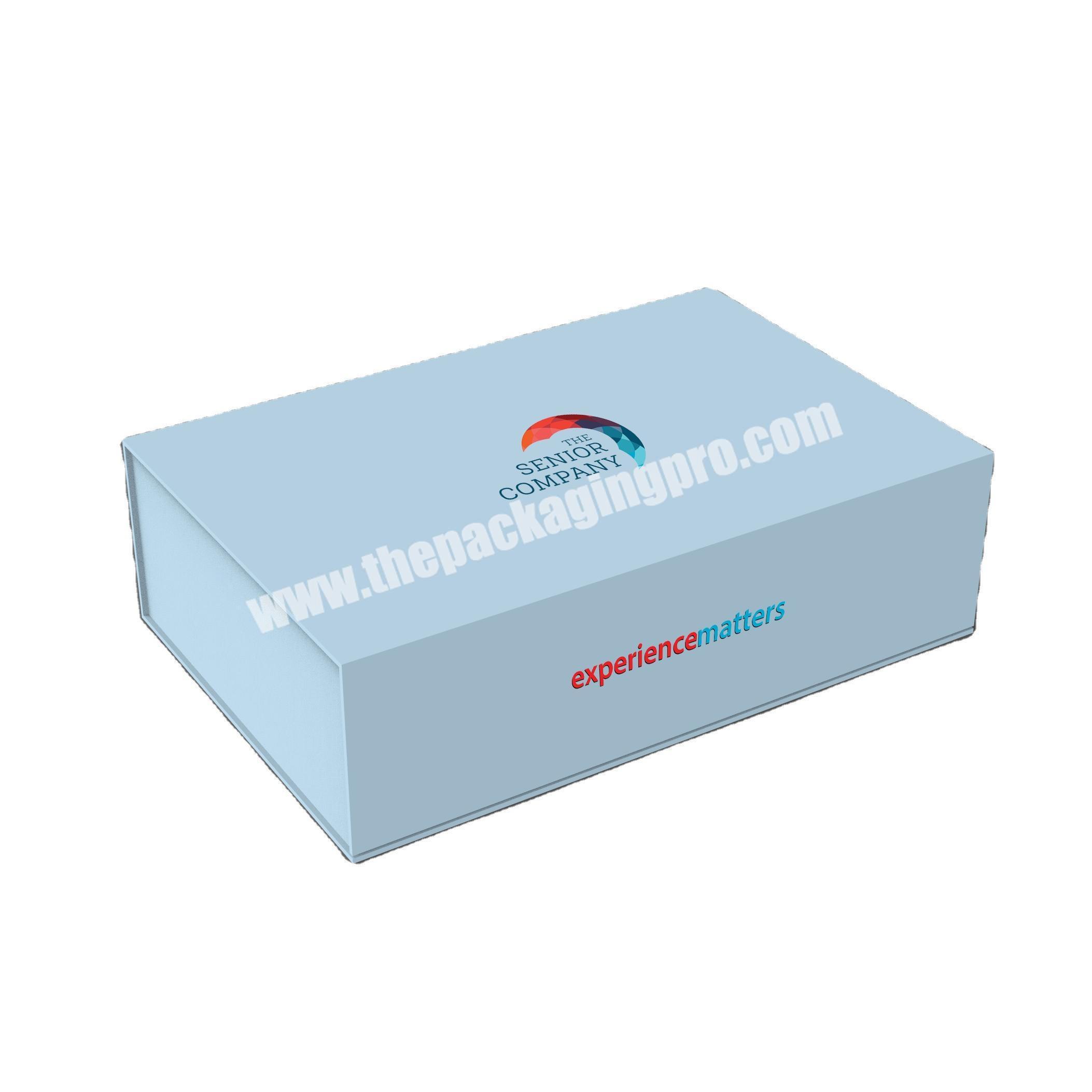 Custom luxury magnetic gift packaging boxes with magnetic lid