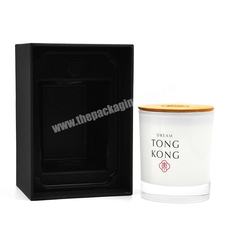 Custom luxury white gift paper scented candle box packaging luxury packaging candle packaging box candle jar