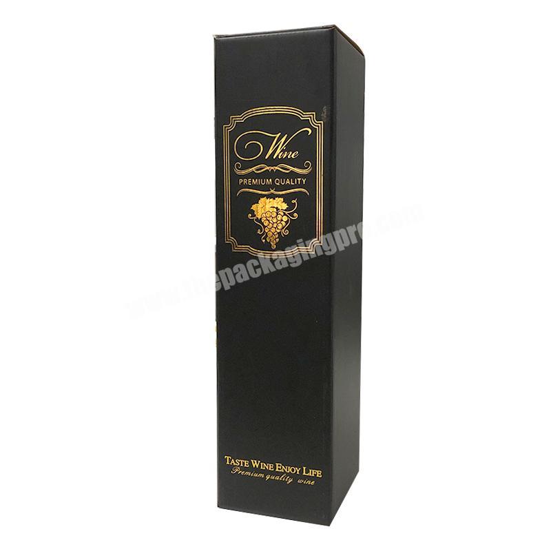 Custom made design and color high-end  eco-friendly corrugated cardboard wine shipping box