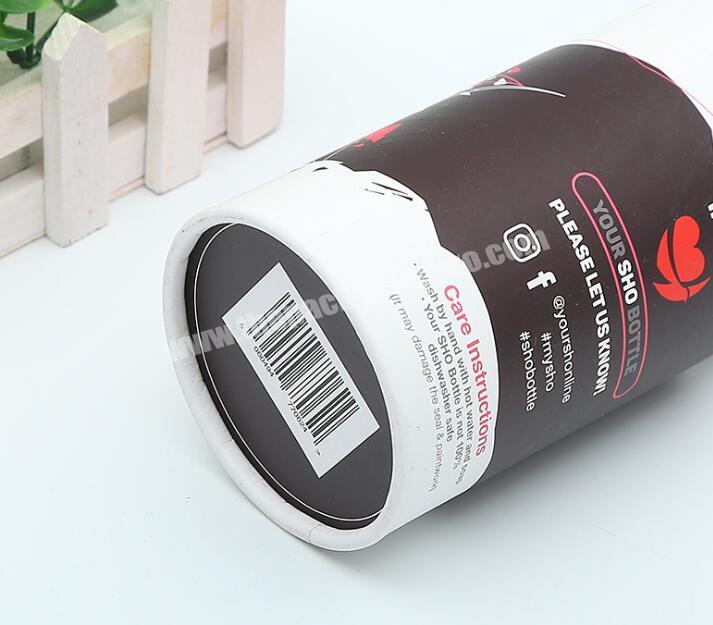 Custom made eco cardboard shaker Kraft paper tube spice salt packaging for powder