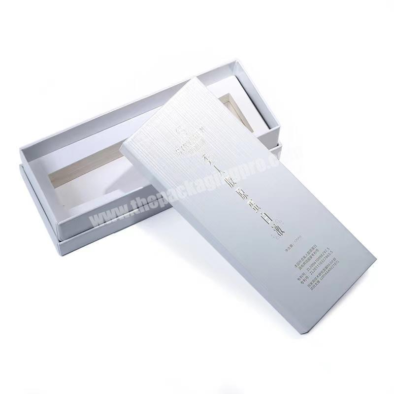 Custom paper cosmetic box packaging,  coated paper packing box for nutritive skin care product