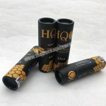 Custom printed Sealed heat protection biodegradable deodorant Cardboard round paper tube