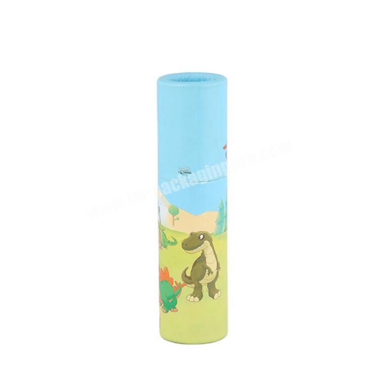 Custom printed cartoon lipstick color Recyclable push up Paper gift Packaging Tubes