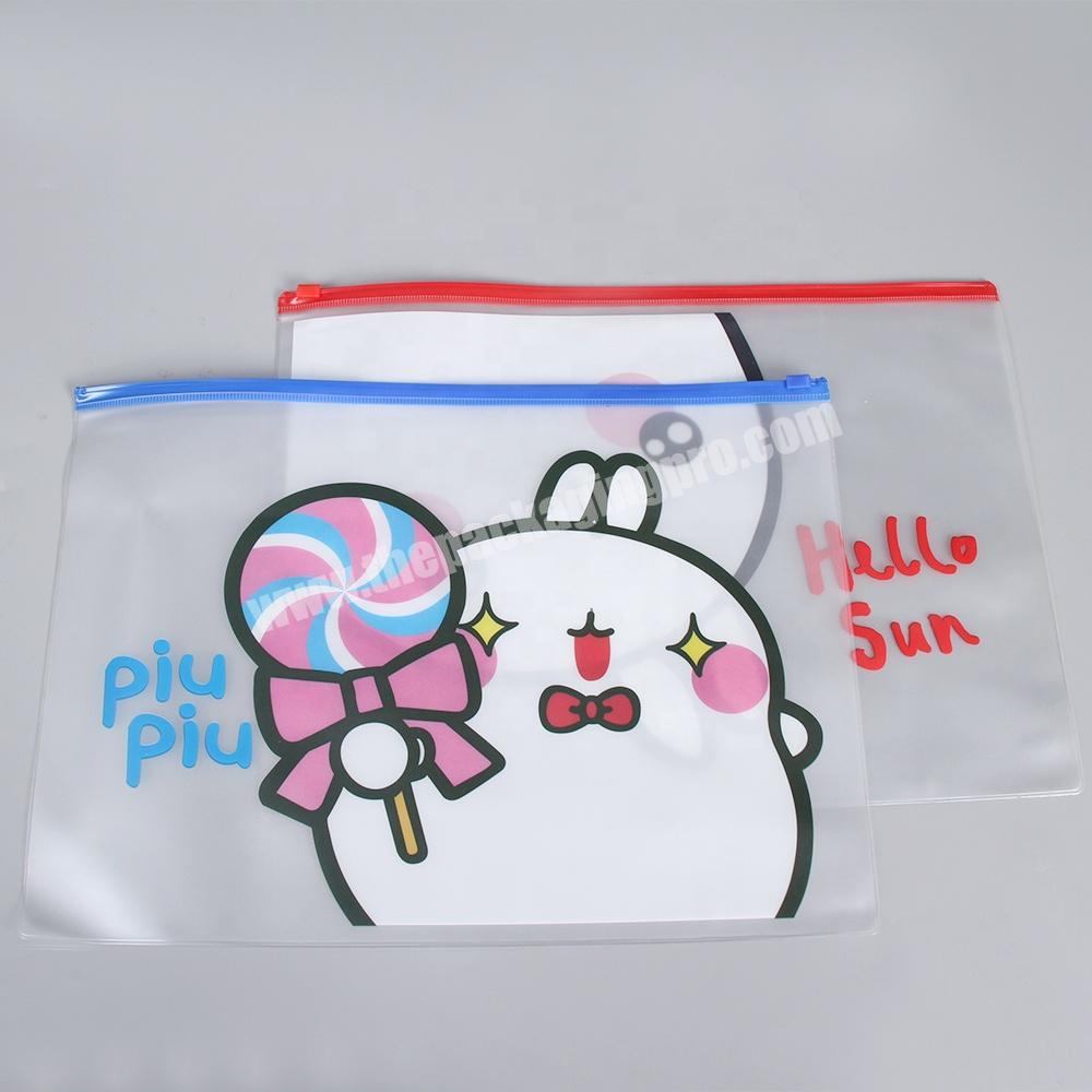 Custom printing & packaging Plastic Zip Bags Pvc Zip Bags PE Zip Bags