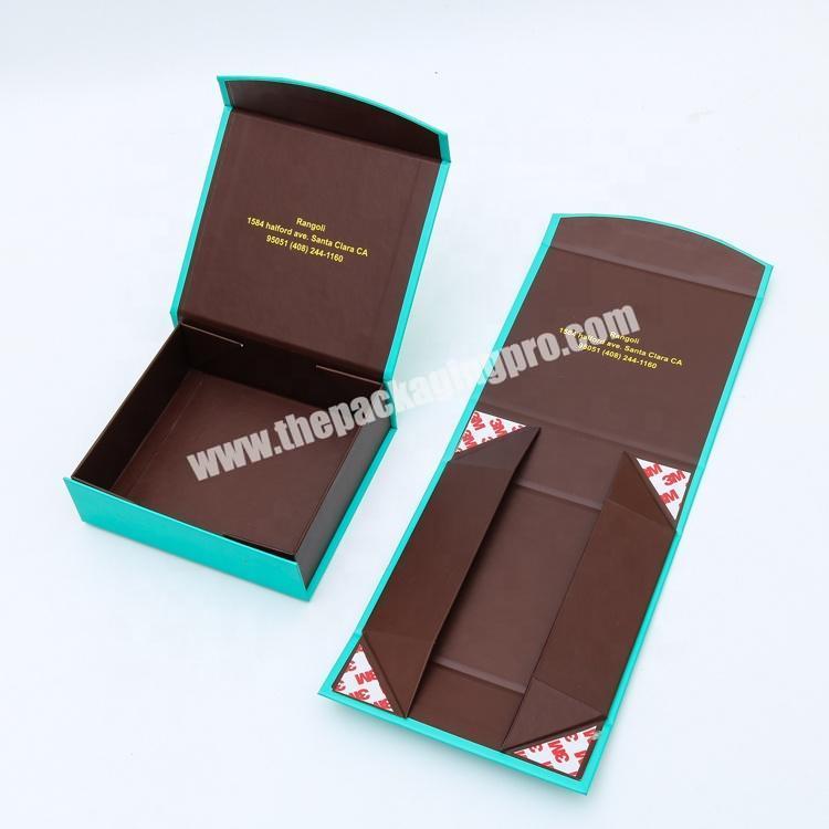 Custom printing paper cardboard gift box with magnetic closure
