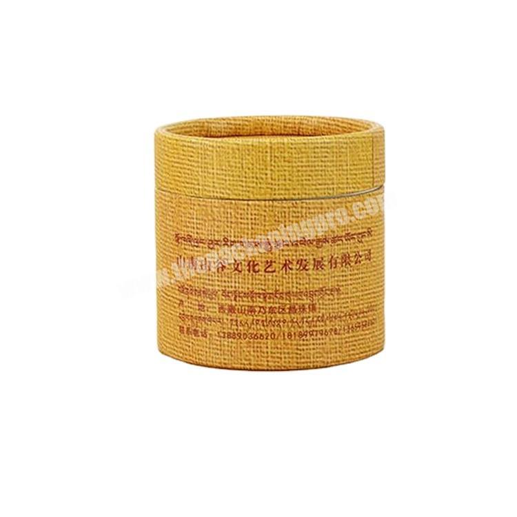 Custom recycled eco friendly kraft paper round tubes for packaging pomade
