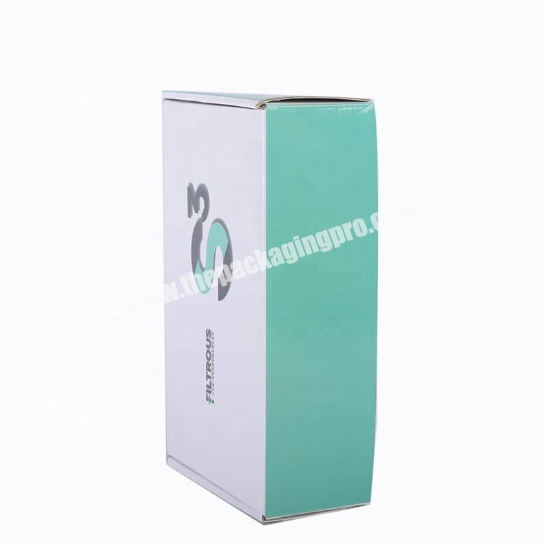 Custom retail logo printed cardboard luxury cosmetic packaging