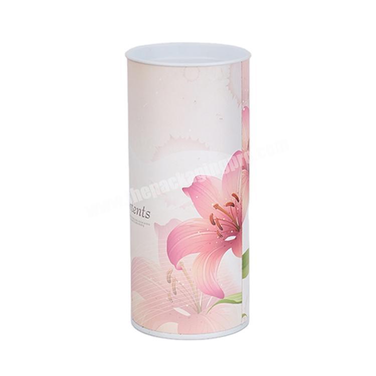 Customer Printing Biodegradable Round Lipgloss Cardboard Paper Cosmetic Mailing Tube Packaging
