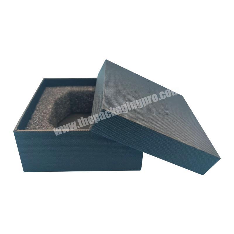 Customizable Design Delicate Jewellery Bubble Cotton Cardboard Lid And Base Gift Packaging Box