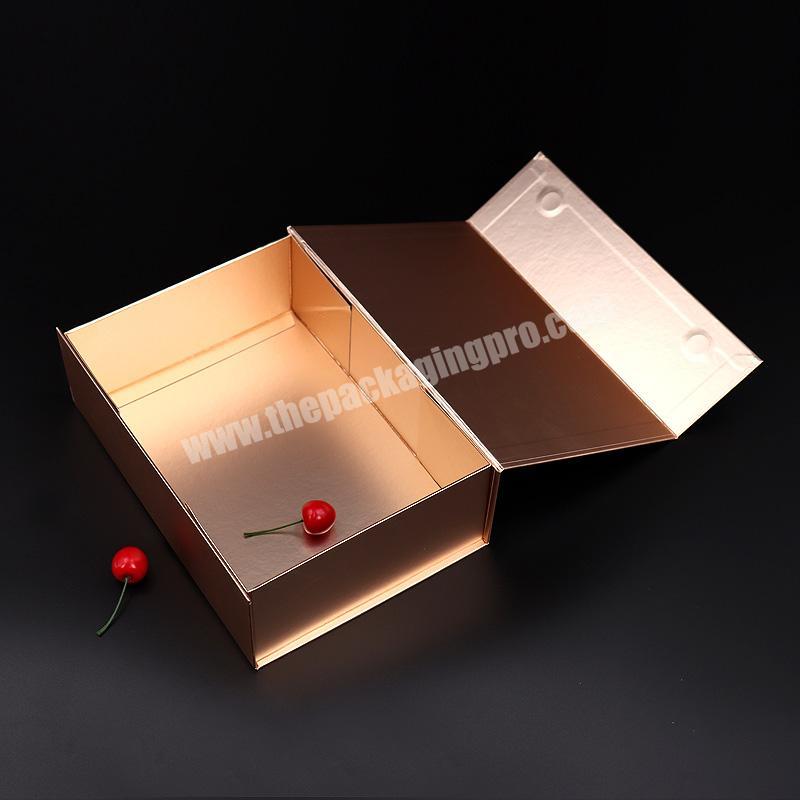 Customize Logo Printed Magnetic Lid Storage Box Rigid Book Style Packaging Box