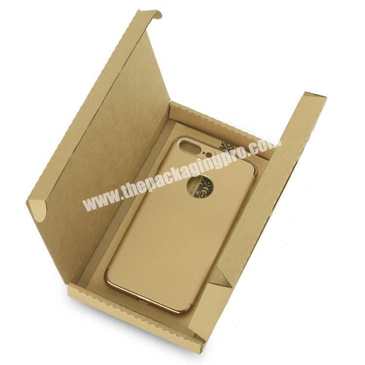 Customize recycled biodegradable tempered glass screen protector film cardboard mailer box