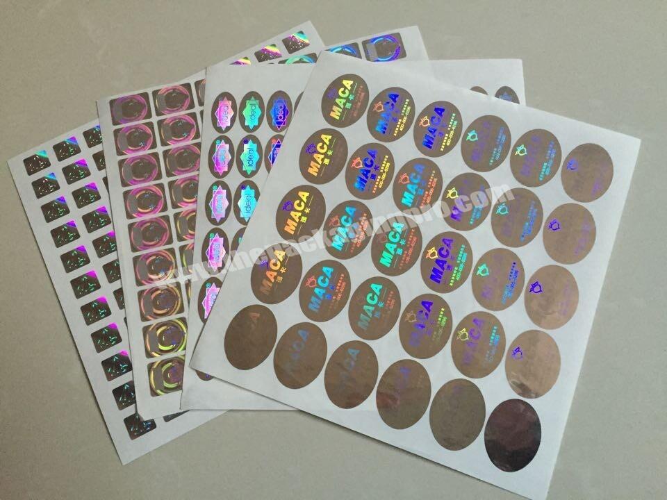 Customized 3d/2d security authenticity hologram sticker maker