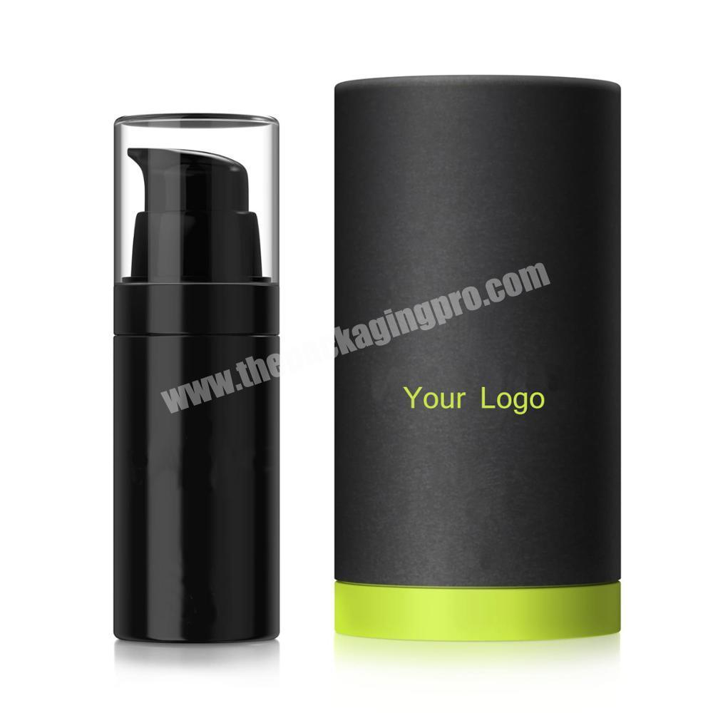 Customized CBD Essential Oil Glass Bottle Packaging Round Cylinder Tube Box With Logo