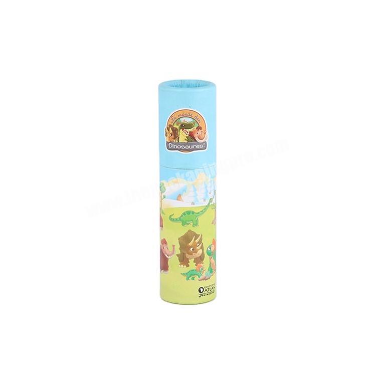 Customized High Quality Eco Kraft Round Containers Push Paper Tube For Food Packaging