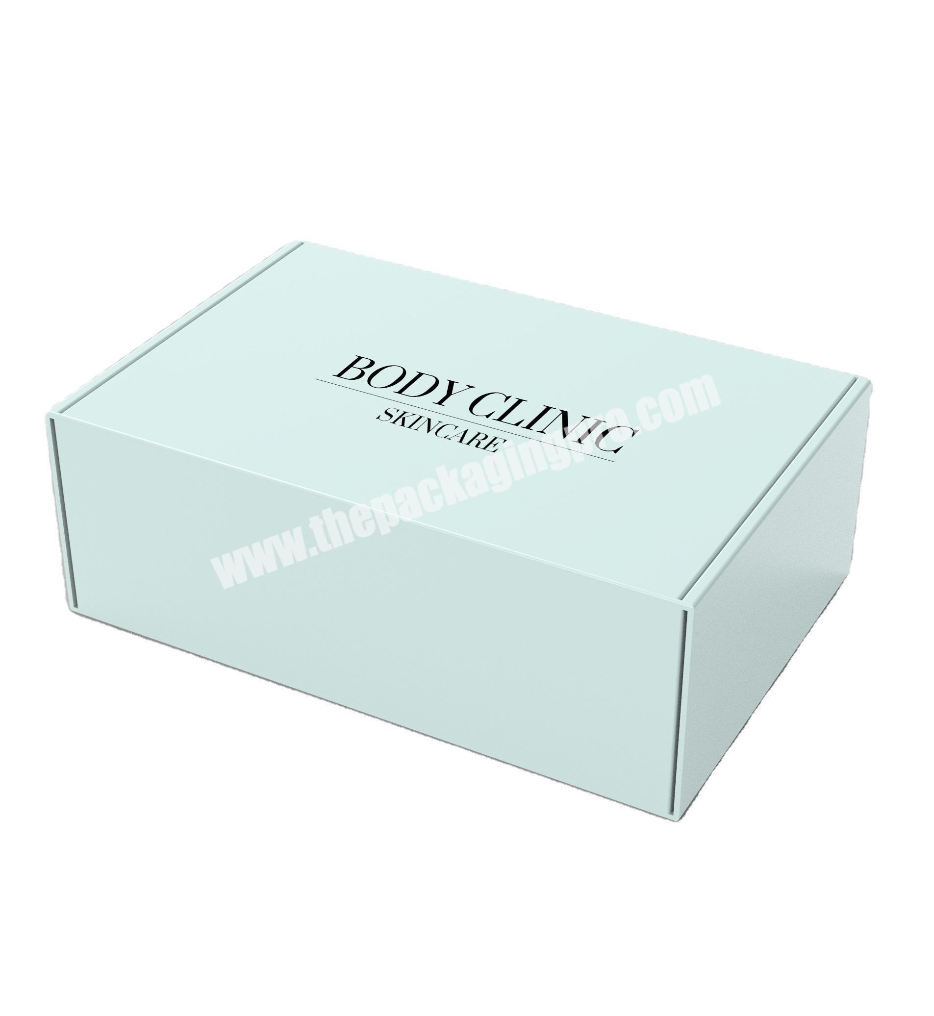 Customized candle gift mailer box for makeup skincare bottle jar cardboard paper packaging corrugated box with logo for clothing