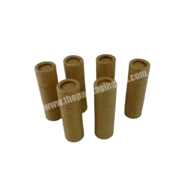 Customized color cardboard kraft long can Tube natural paper tube