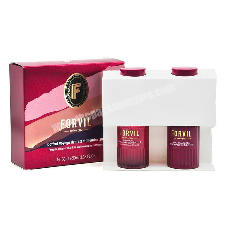 Customized eyelash box cosmetic soap body milk scrub shower gel body lotion packaging bath gift set shampoo box