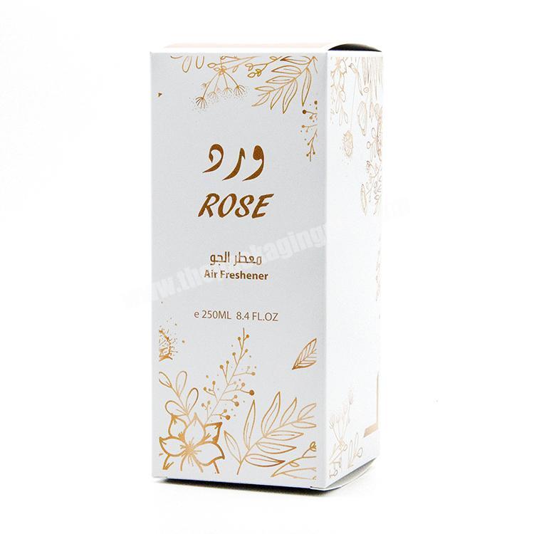 Environmental Recyclable Makeup Perfume Cosmetics Hair Oil Box Packaging Custom Printing Beauty Packaging Art Paper