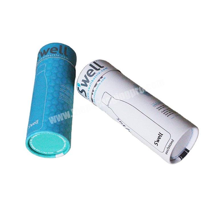 Customized sizes cardboard tin foil paper tube with perfume bottle packing for cosmetics lip balm