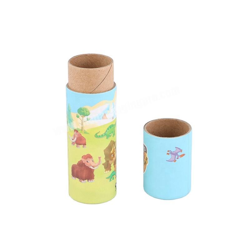 Eco Friendly Cardboard Push Up Deodorant Containers Kraft Lip Balm Paper Tube