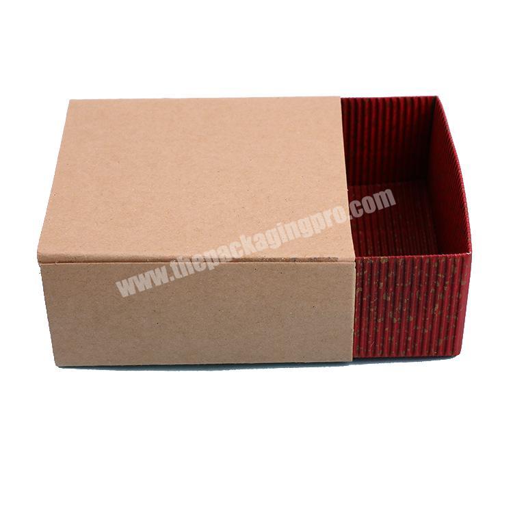 Factory Custom White Small-item Kraft Paper Packaging Storage Drawer Boxes