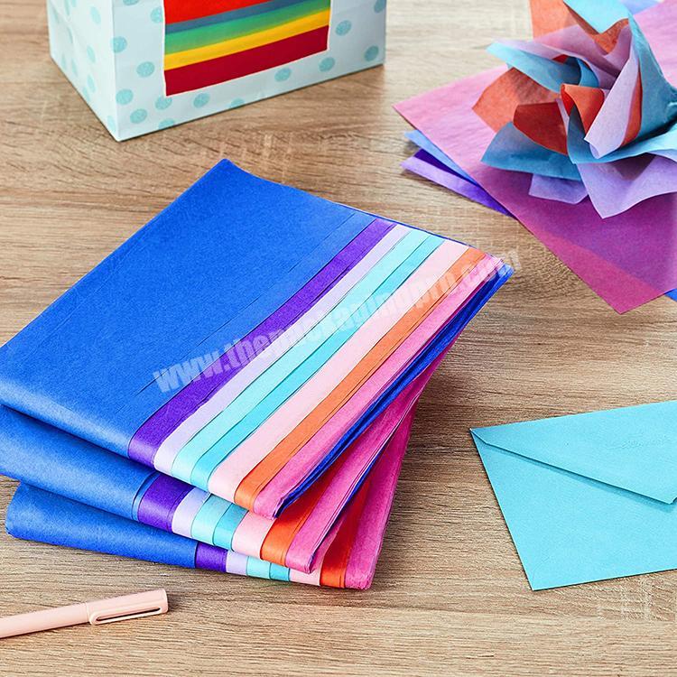 Factory Direct Sale High Quality Customized Design Tissue Paper Small Tissue Gift Paper