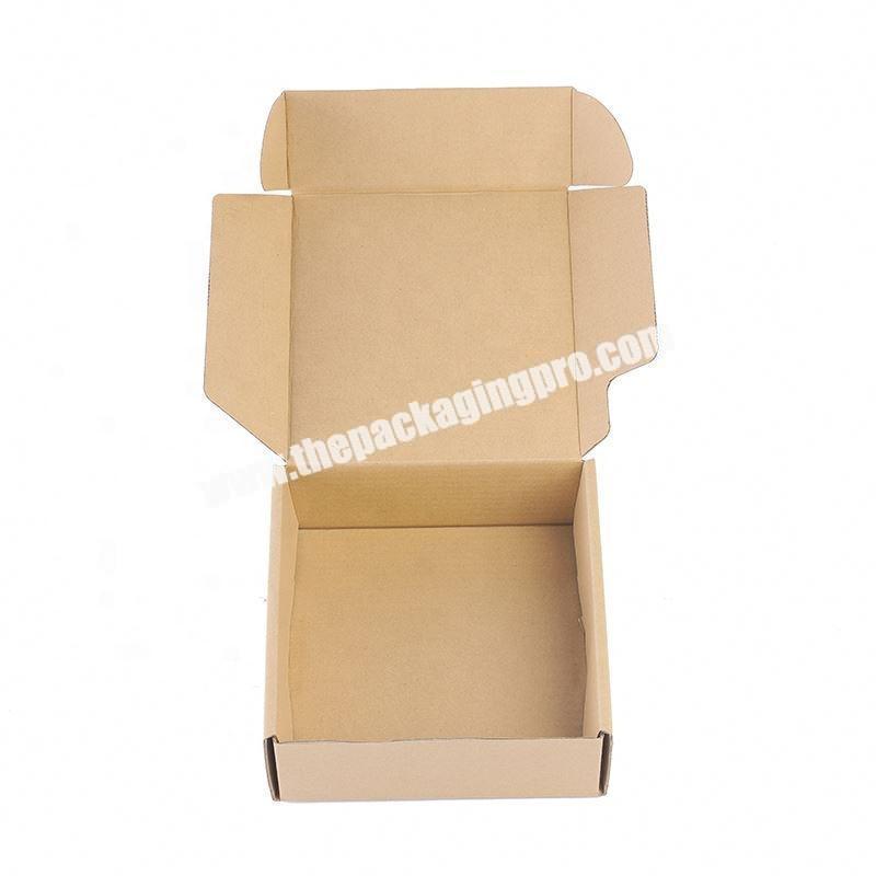 2020 factory black corrugated gift packaging mailer paper boxes custom clothing box with your own logo