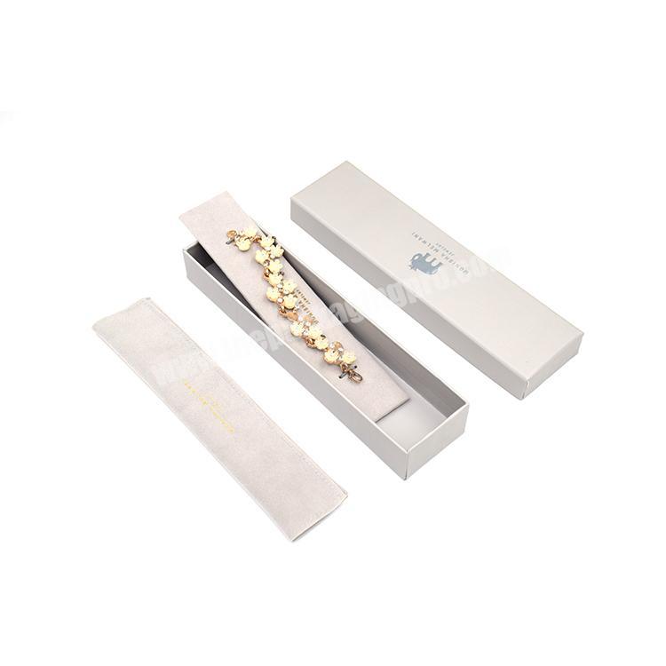 Free Samples Gift Portable Decorative Storage Rectangle Necklace Packaging Jewellery Box Set
