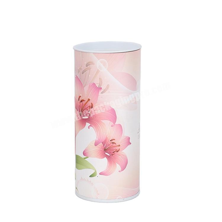 Free design sample luxury tube box custom logo Printing empty cosmetic cardboard paper cylinder packaging