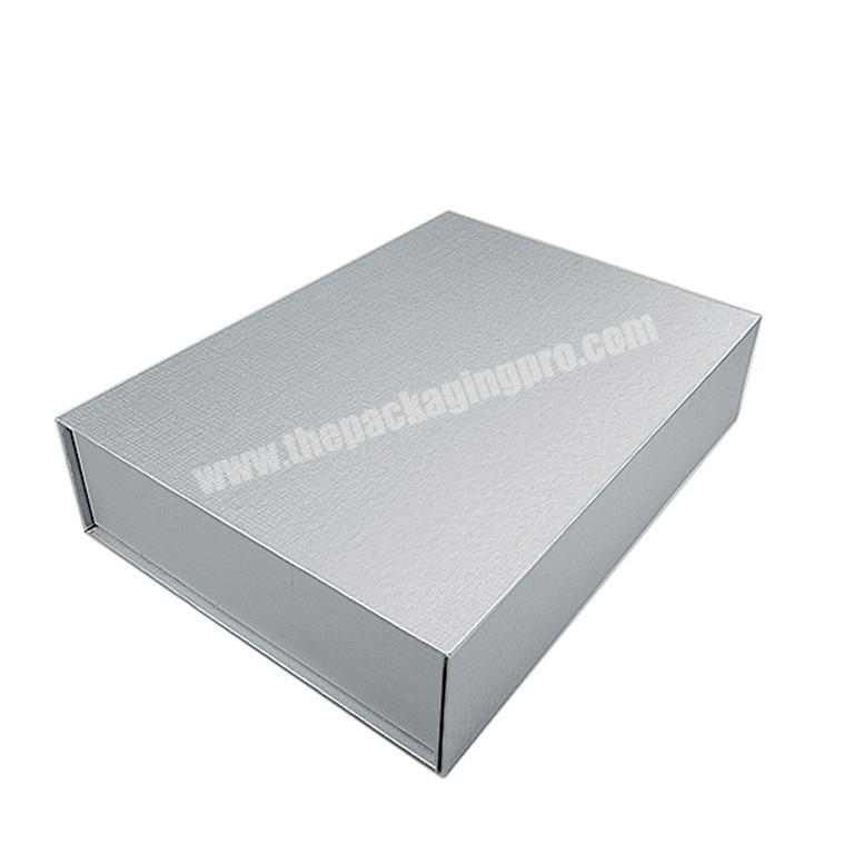 Full Colour Printing Plain Printed Magnetic Closure Flap Elegant Bespoke Paper Cardboard Gift Boxes With Lid