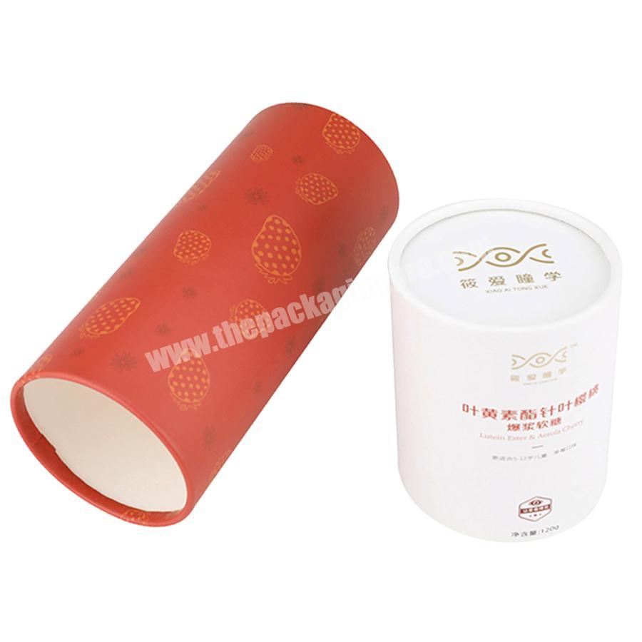 Full color printing t shirt 6 inch cardboard wrapping paper packaging tube box