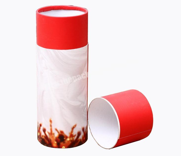 General Purpose Tea Paper Tubes High  Grade Gift Wrapping Paper Cans essential oil packaging box