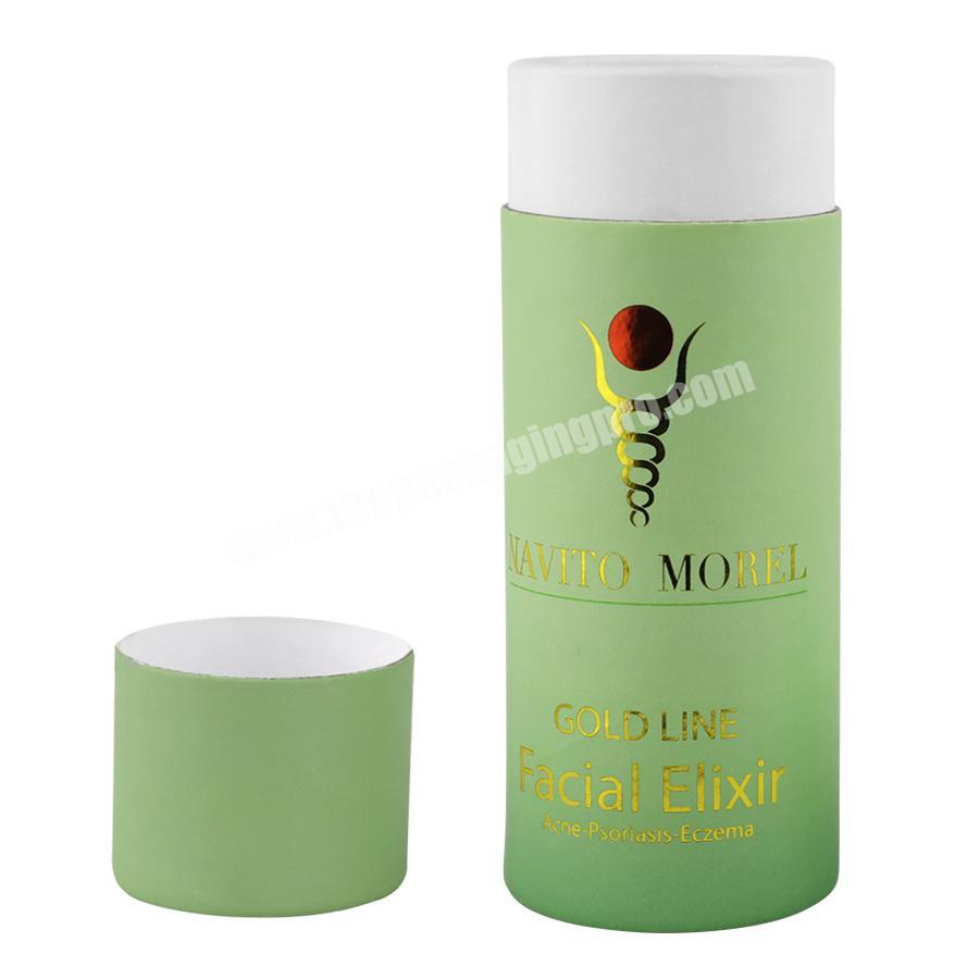 Green Pocket Ashtray Eco-friendly Packaging Paper Tubes with Rolled Edge paper gift box tube