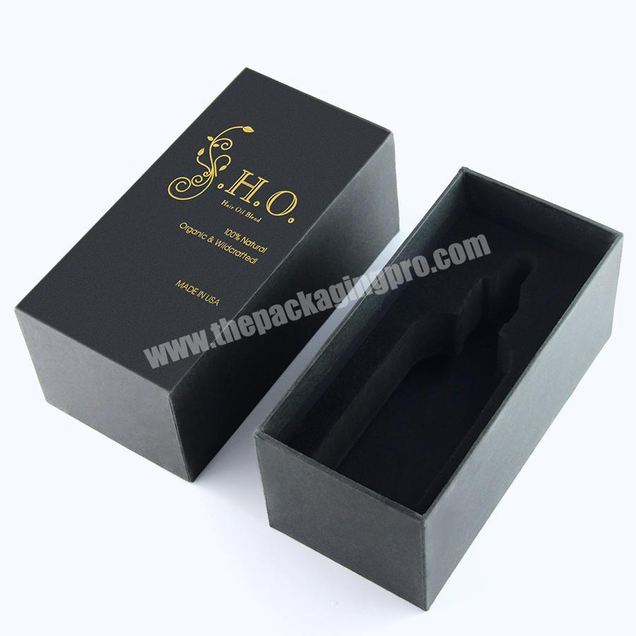 Handmade Recyclable Craft Custom Design Hot Stamping Cardboard Lid Perfume Gift Box