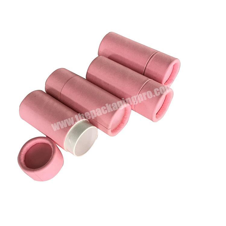 High Quality eco paper 4 inch custom size kraft paper cardboard cosmetics container tube