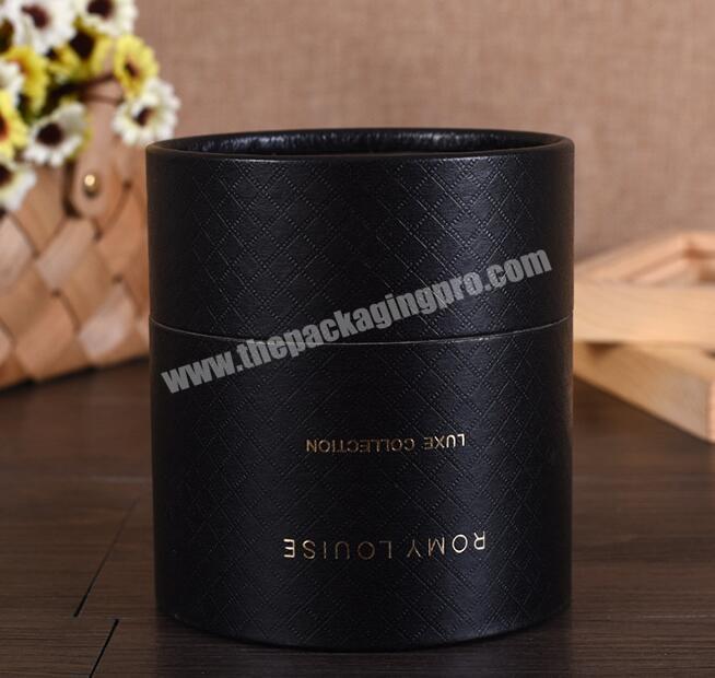 High-end Multi Color 100% Recyclable Custom  printing kraft Round Tube Paper packaging Box