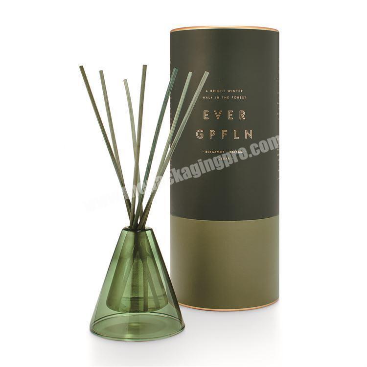 High quality custom paperboard  cylinder reed diffuser gift tube packaging box