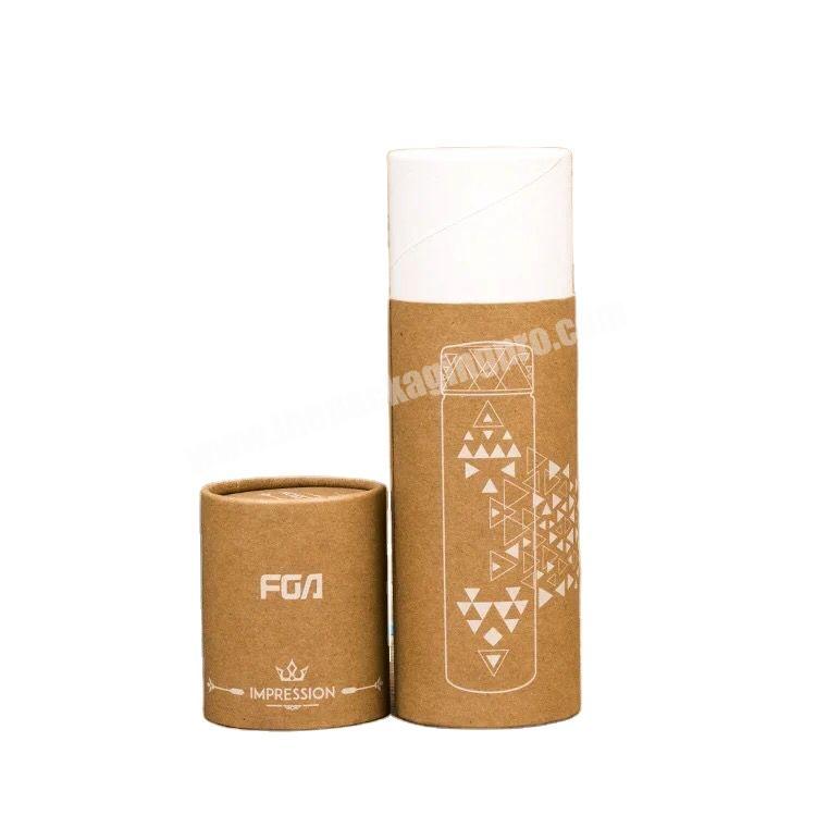 High quality eco friendly custom printed kraft paper cardboard tub for tea packaging