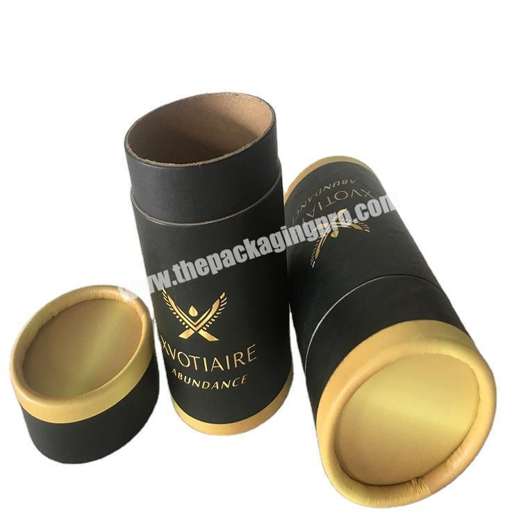 Hot Selling Black gold push up deodorant containers Recycled paper tubes