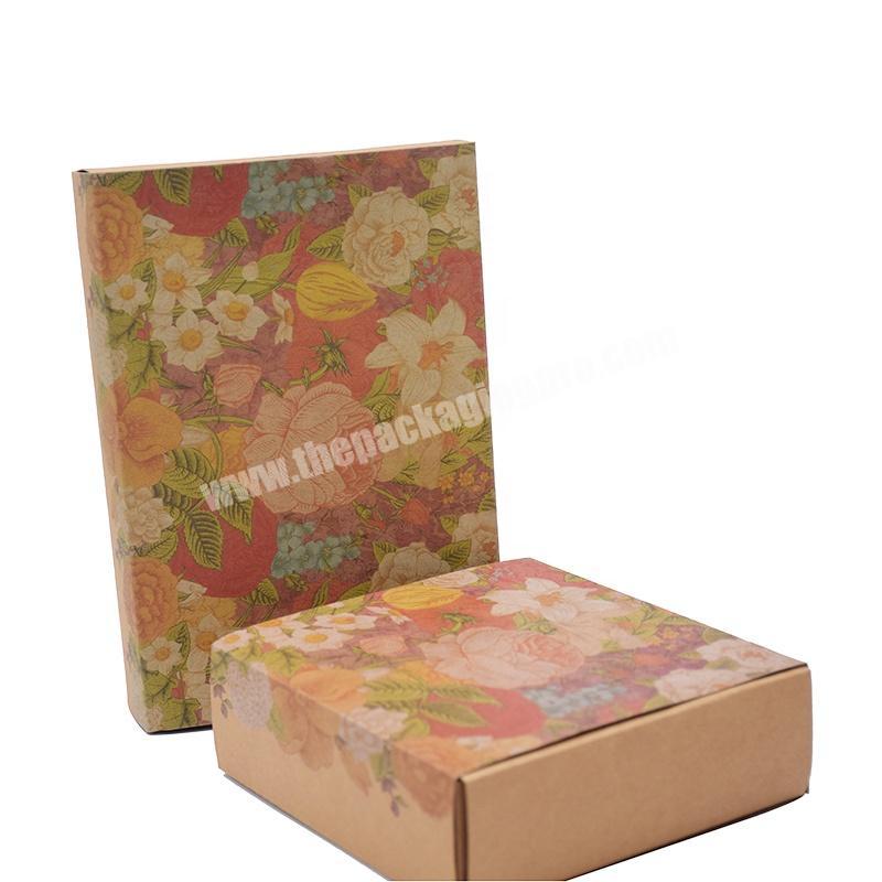 Hot sale custom full printing drawer Kraft cardboard paper wedding favor chocolate candy gift boxes