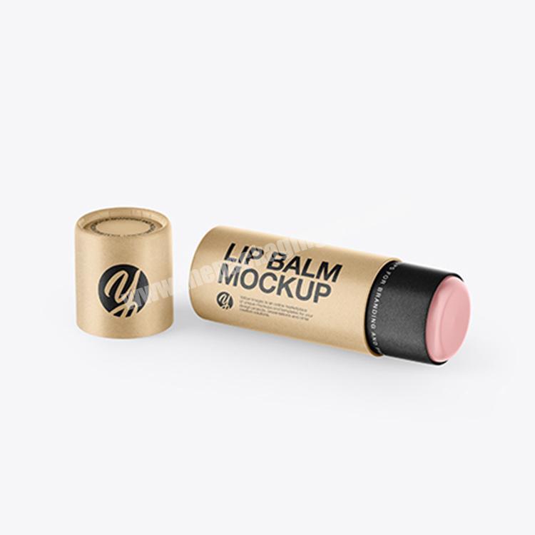 Hotsale long paper stick accepted brand black eyelash box lipbalm deodorant tube packaging